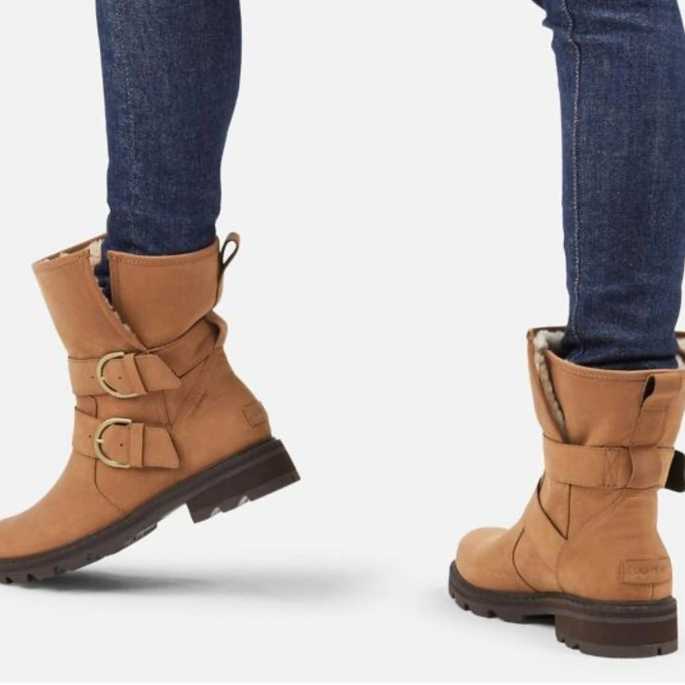 Sorel Mid Calf Phoenix Moto Boots